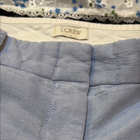 J. Crew Blue Bermuda Shorts Relaxed Fit Cotton Blend - Picture 5 of 5